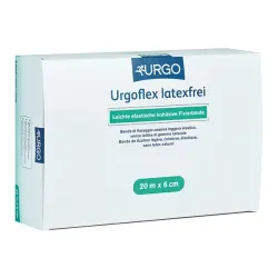 Urgo flex latexvrij wit | 20 m x 6 cm | 180 Stück